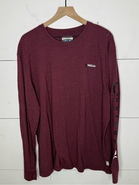 Magellan Outdoors • Men's Long Sleeve Tee - Burgundy Heather Size 2XL